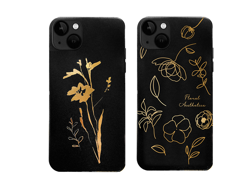 流光繪黃金雕花紋路膜